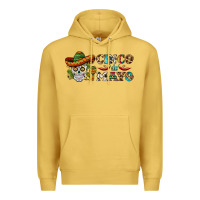 Antique Gold cinco de mayo skull Premium Hoodie - BarkalooDesign