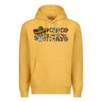 Mustard cinco de mayo skull Premium Hoodie - BarkalooDesign