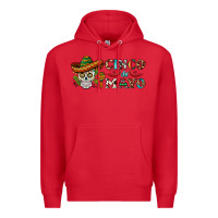 Red cinco de mayo skull Premium Hoodie - BarkalooDesign
