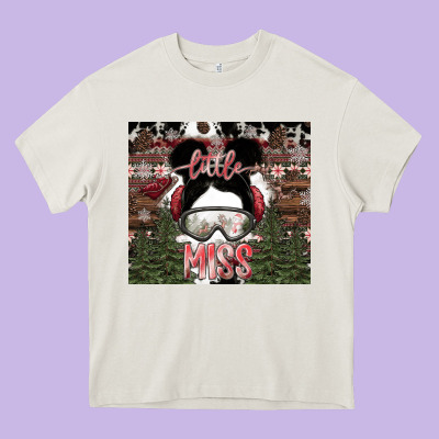 Little Miss Heavy Core Tee Designed By Cowhidedigitalart