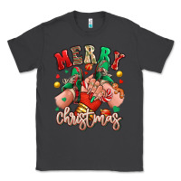 Smoke Merry Christmas Caucasian girl sneakers Classic Tee - RanaPortraitStore