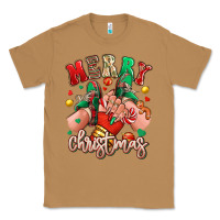Toasted Coconut Merry Christmas Caucasian girl sneakers Classic Tee - RanaPortraitStore