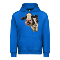 Cobalt Cute Holstein Heifer Urban Hoodie - LillyAllenDesigns