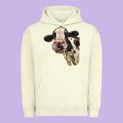 Cute Holstein Heifer Urban Hoodie Designed By Lillyallendesigns