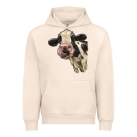 Sandshell Cute Holstein Heifer Urban Hoodie - LillyAllenDesigns