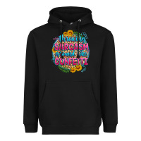 Black throwing sarcasm around like confetti Heavyweight Hoodie - Zillion Design Studio