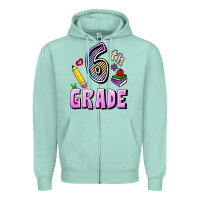 Sixth Grade Zipper Hoodie | Teevron
