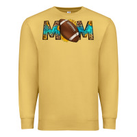 Antique Gold western mom american football Premium Sweatshirt - HRA Design Shop