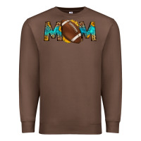 Chestnut western mom american football Premium Sweatshirt - HRA Design Shop