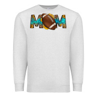 Oatmeal Heather western mom american football Premium Sweatshirt - HRA Design Shop