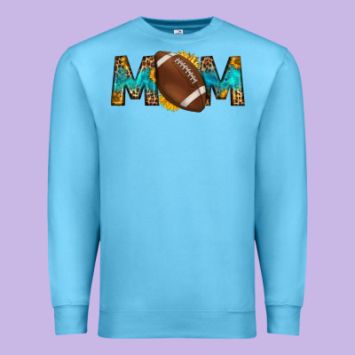 Western Mom American Football Premium Sweatshirt Designed By Hra Design Shop