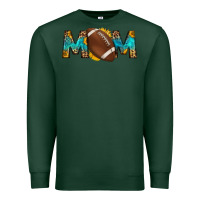 Sports Green western mom american football Premium Sweatshirt - HRA Design Shop
