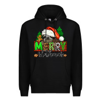 Black merry slothmas Premium Hoodie - Jasminsmagicworld