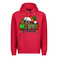 Cardinal merry slothmas Premium Hoodie - Jasminsmagicworld