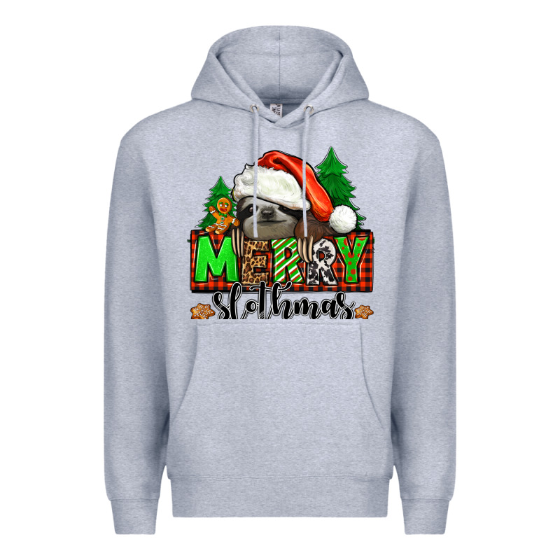 Merry Slothmas Premium Hoodie by Jasminsmagicworld | Teevron