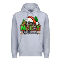 Heather Grey merry slothmas Premium Hoodie - Jasminsmagicworld