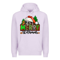 Lilac merry slothmas Premium Hoodie - Jasminsmagicworld