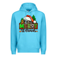 Ocean Blue merry slothmas Premium Hoodie - Jasminsmagicworld