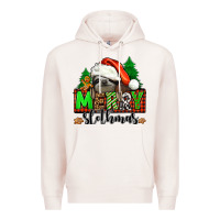 Pale Pink merry slothmas Premium Hoodie - Jasminsmagicworld