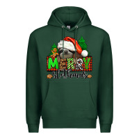 Sports Green merry slothmas Premium Hoodie - Jasminsmagicworld