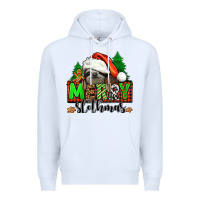White merry slothmas Premium Hoodie - Jasminsmagicworld