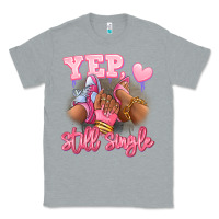 Heather Grey Yep still single heels and sneakers afro girl Classic Tee - RanaPortraitStore