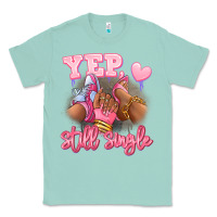 Seafoam Yep still single heels and sneakers afro girl Classic Tee - RanaPortraitStore