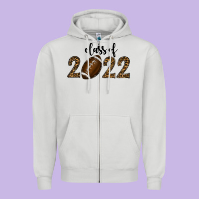 Zipper Hoodie Class Of 2022 American Football