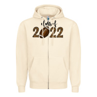 Sandshell Class Of 2022 American Football Zipper Hoodie - RanaPortraitStore