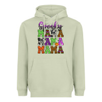 Matcha Spooky Mama Heavyweight Hoodie - texasbilliewilder