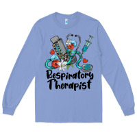 Colony Blue respiratory therapist Long Sleeve Tee - BarkalooDesign