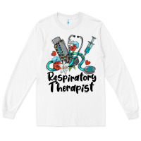 White respiratory therapist Long Sleeve Tee - BarkalooDesign
