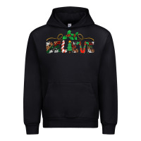 Black believe santa claus christmas Urban Hoodie - Jasminsmagicworld