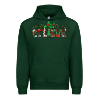 Forest Green believe santa claus christmas Urban Hoodie - Jasminsmagicworld