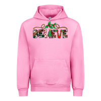 Fuchsia Pink believe santa claus christmas Urban Hoodie - Jasminsmagicworld