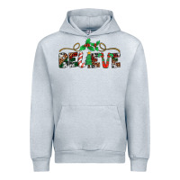 Heather Grey believe santa claus christmas Urban Hoodie - Jasminsmagicworld