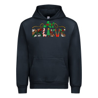 Navy believe santa claus christmas Urban Hoodie - Jasminsmagicworld