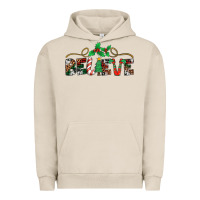 Pigment French Oak believe santa claus christmas Urban Hoodie - Jasminsmagicworld