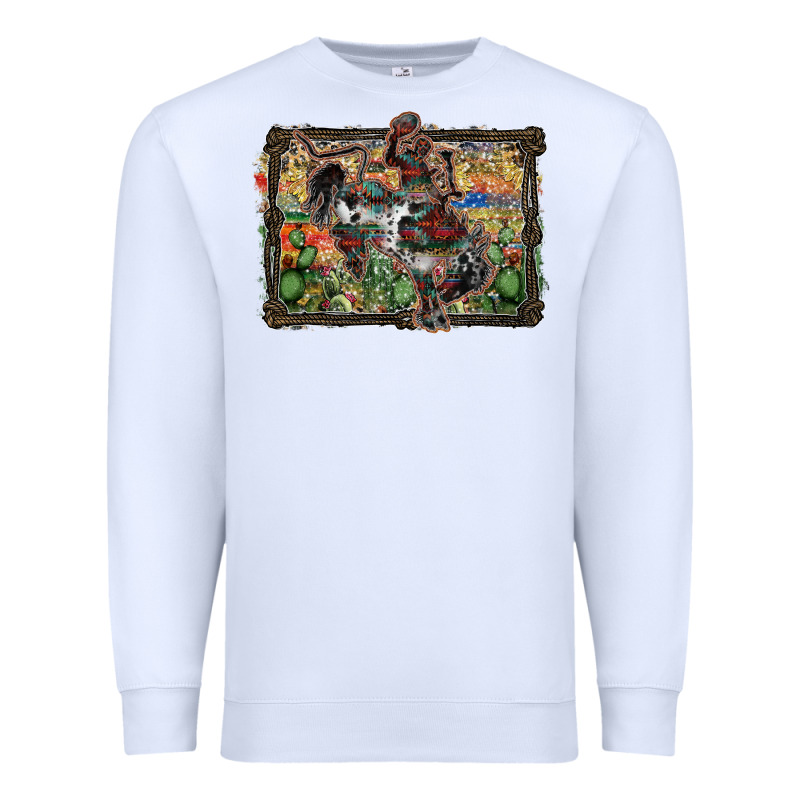 Rodeo Premium Sweatshirt by SublimationCraftShop | Teevron