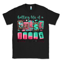 Black battery life of a nurse Classic Tee - RanaPortraitStore