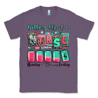 Lavender battery life of a nurse Classic Tee - RanaPortraitStore
