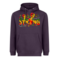 Plum strong juneteenth Heavyweight Hoodie - Zillion Design Studio