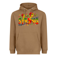 Toasted Coconut strong juneteenth Heavyweight Hoodie - Zillion Design Studio