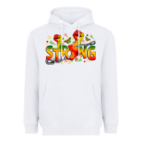 White strong juneteenth Heavyweight Hoodie - Zillion Design Studio