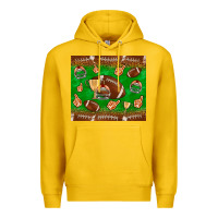 Lemon football leopard Premium Hoodie - NancyCooperArtShop
