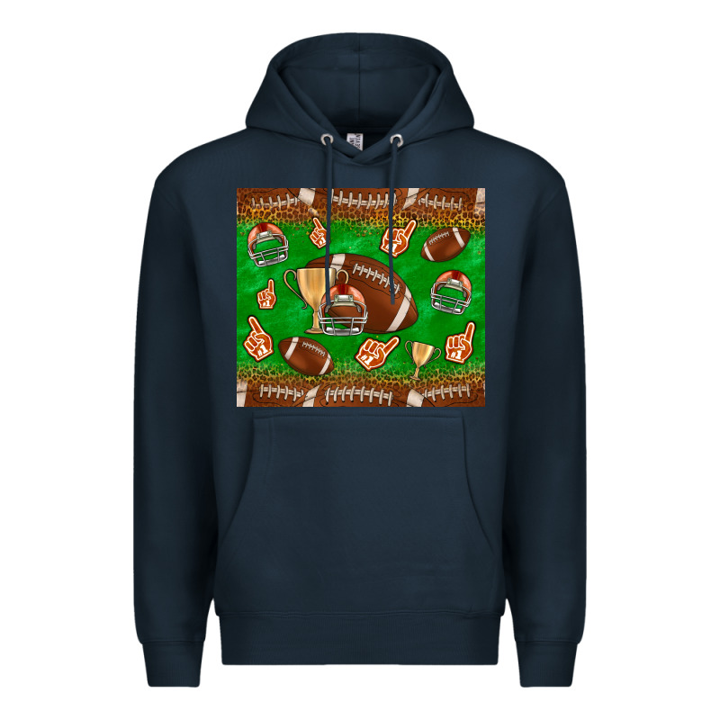 Football Leopard Premium Hoodie by NancyCooperArtShop | Teevron