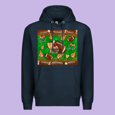 Football Leopard Premium Hoodie Designed By Nancycooperartshop