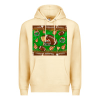 Pina Colada football leopard Premium Hoodie - NancyCooperArtShop