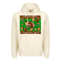 Sandshell football leopard Premium Hoodie - NancyCooperArtShop