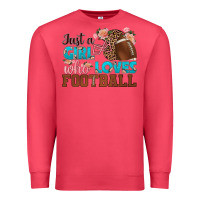 Cardinal just a girl who loves football Premium Sweatshirt - HRA Design Shop
